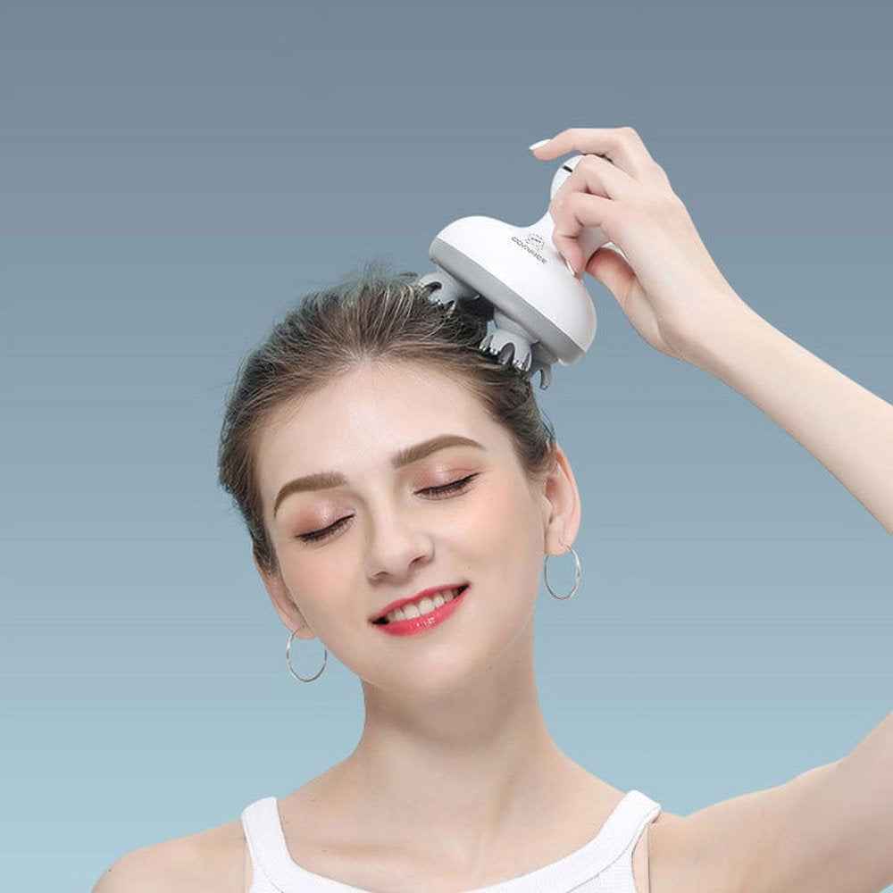 Cordless Hair Scalp Massager, Head Massager for Hair Growth, Deep Clean and Stress Relax - 4902, Gift