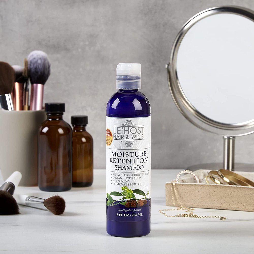 Moisture Retention Shampoo Nourishes Strengthens & Adds Flexibility, 8 Oz