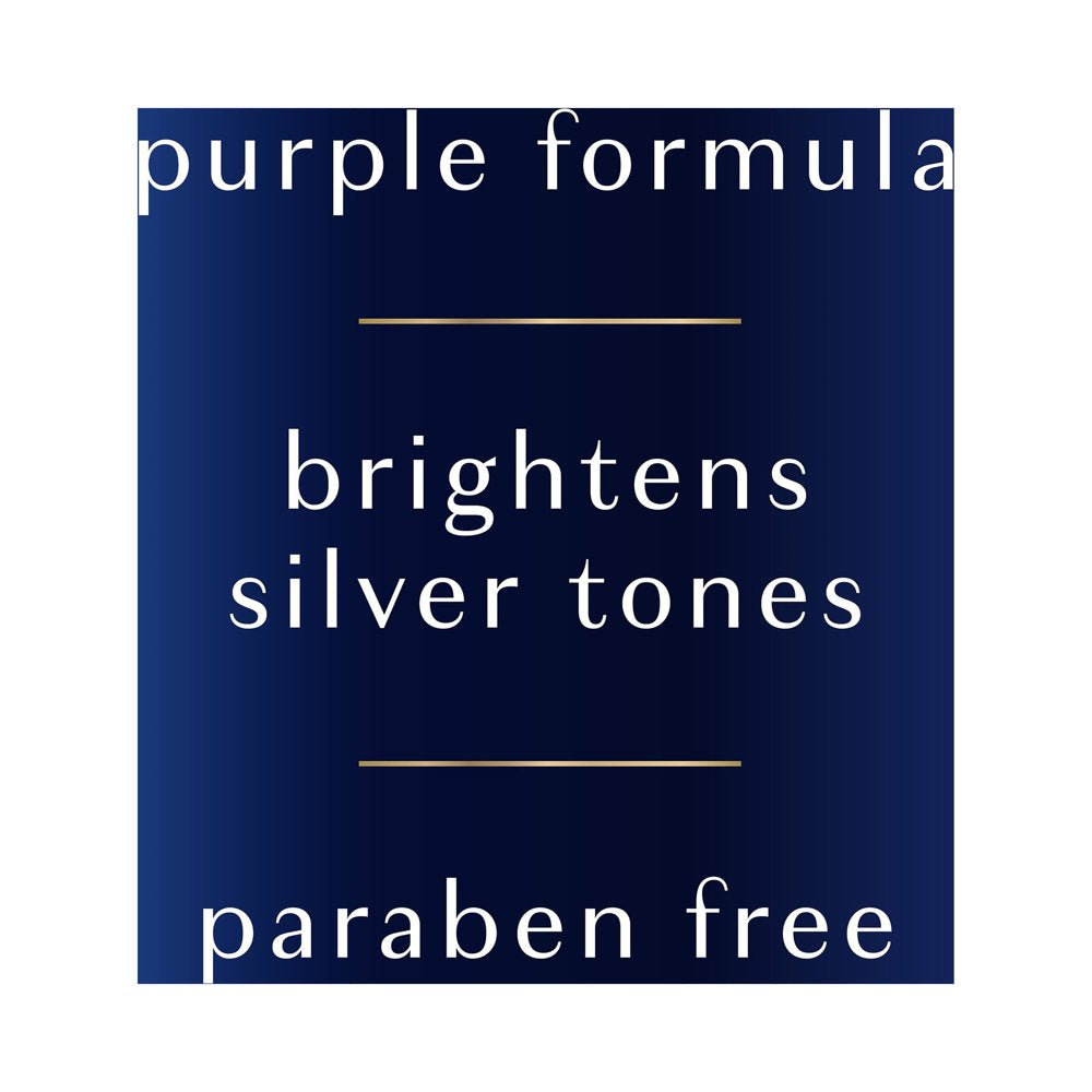 Biology Silver and Glowing Purple Shampoo for Silver and Gray All Hair Types, 12.8 Fl Oz