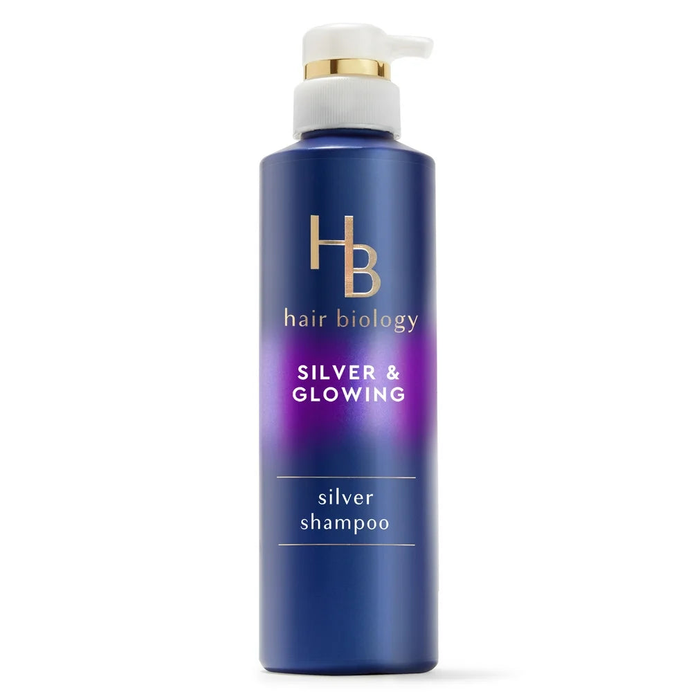 Biology Silver and Glowing Purple Shampoo for Silver and Gray All Hair Types, 12.8 Fl Oz