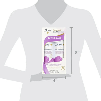 Care between Washes Dry Shampoo for Refreshed Hair Volume and Fullness, 5 Oz (2 Pack)