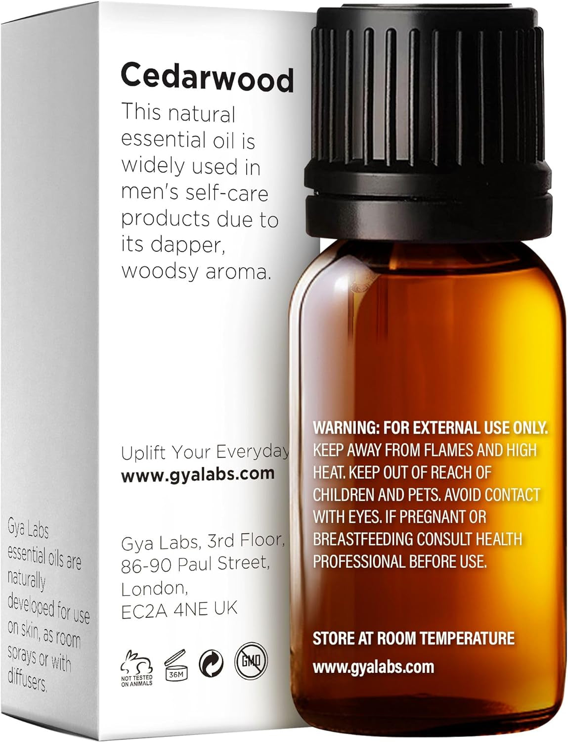 Cedarwood Essential Oil for Hair and Diffuser - 100% Natural Essential Oil Cedarwood Oil for Hair, Aromatherapy & Skin (0.34 Fl Oz)