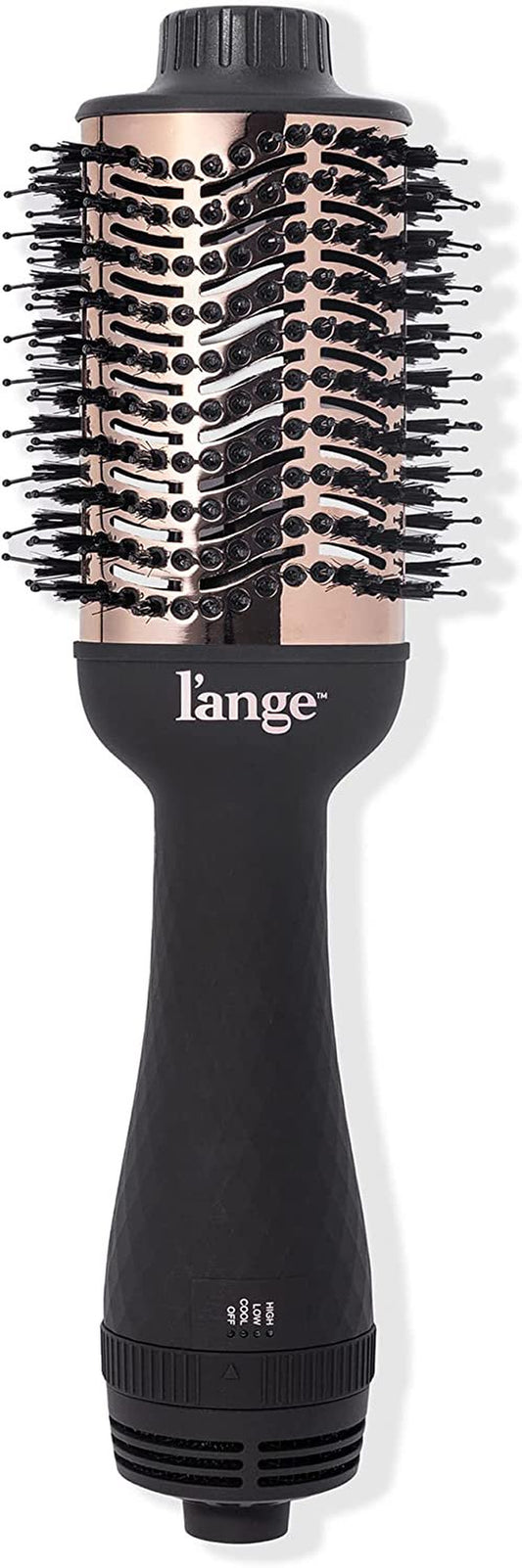 Le Volume 2-In-1 Titanium Brush Dryer Black | Hot Air Blow Dryer Brush in One with Oval Barrel | Hair Styler for Smooth, Frizz-Free Results for All Hair Types