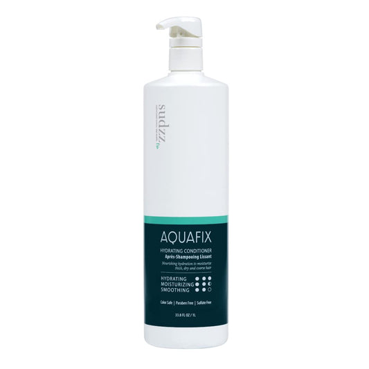 Aquafix Hydrating Hair Conditioner - Conditioner for Dry Hair - Damaged Hair Treatment - Deep Conditioner for Hair Care - Sulfate-Free, Color Safe & Extensions Safe - 33.8 Fl Oz