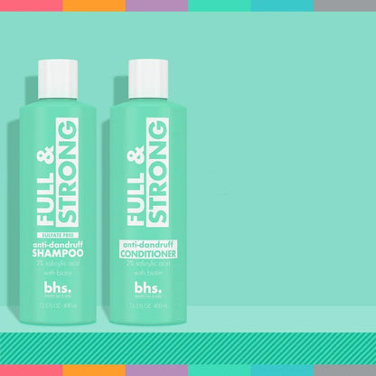 Full and Strong Anti-Dandruff Daily Shampoo with Biotin, 13.5 Fl Oz