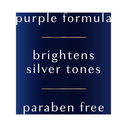 Biology Silver and Glowing Purple Shampoo for Silver and Gray All Hair Types, 12.8 Fl Oz