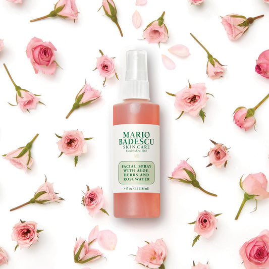 Rose Water Facial Spray with Aloe Vera, 2 Oz