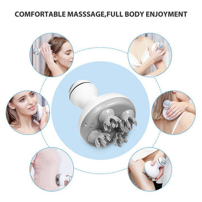 Cordless Hair Scalp Massager, Head Massager for Hair Growth, Deep Clean and Stress Relax - 4902, Gift